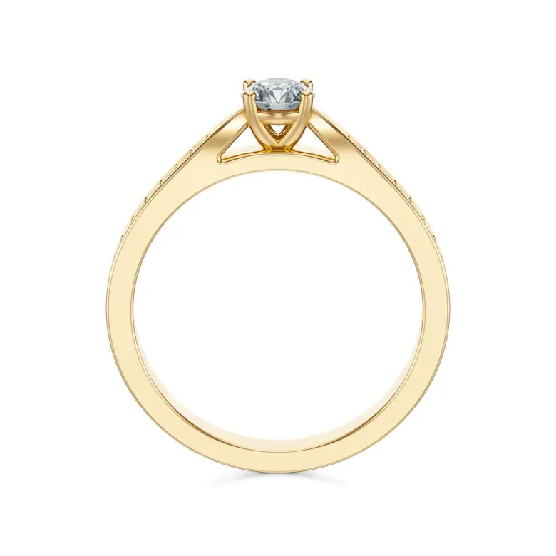 Pierścionek zaręczynowy z diamentami AJPZ_094